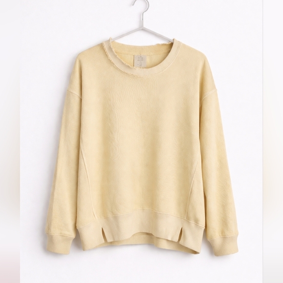 aerie Sweaters - Aerie Light Yellow Oversized Women's Sweater, Size XS